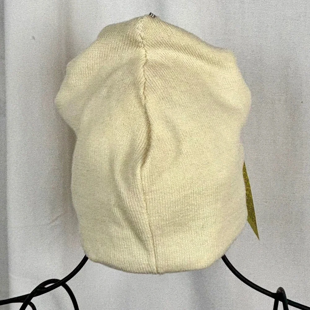 Upcycled Kids 2-pack Merino Wool Beanie Hat Cream Taupe Soft Warm‎ Breathable